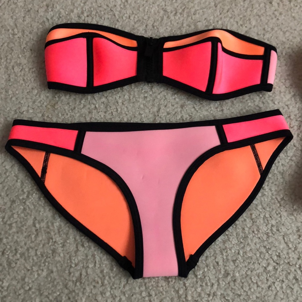 Triangl Swimwear bikini with neoprene drawstring bag!